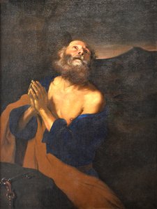 祈りの聖ペテロ 作： Pier Francesco Mola